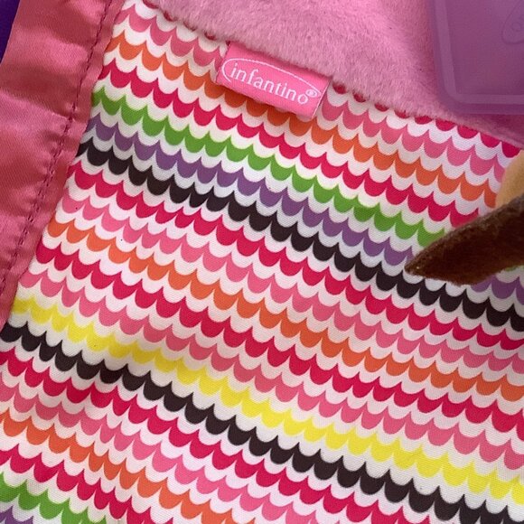 Infantino Princess 12x12 Lovey Security Blanket Teether Soft Plush Doll Baby Toy - Picture 4 of 8